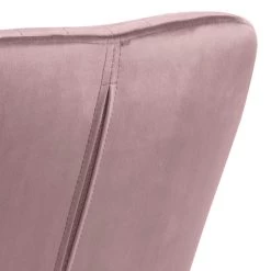 Chaise Avec Accoudoirs Hermeline - Vieux Rose/noir -Meubles Tables Et Chaises Shop 0000076595 5 8182