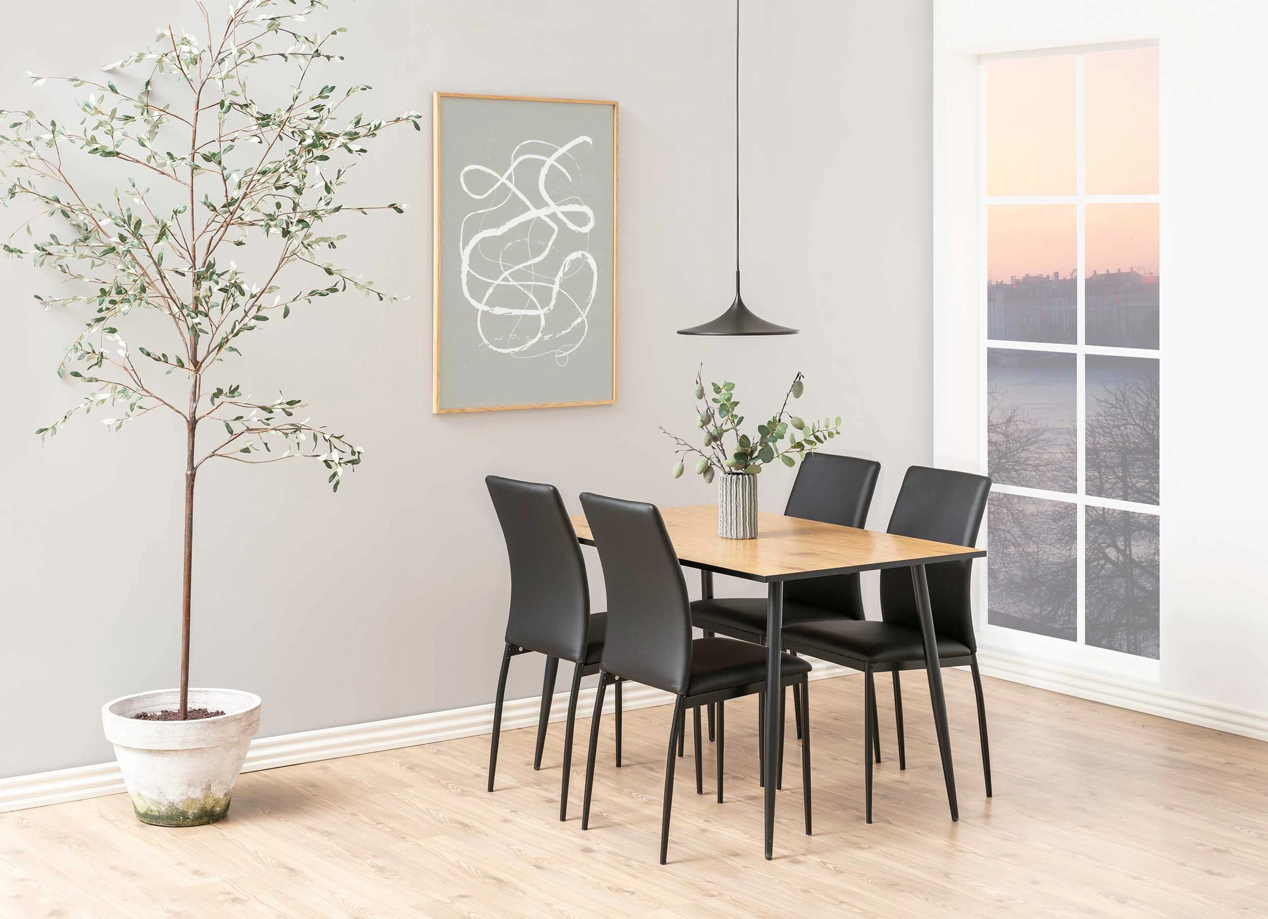 Chaise Demir - Similicuir Noir 3 Chaise Demir - Similicuir Noir – Image 3