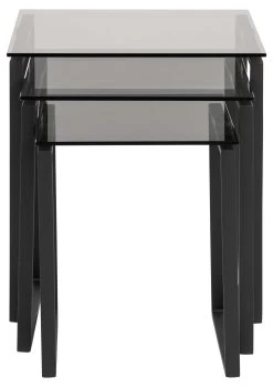Set De 3 Tables D'appoint Nicola - Noir 8 Set De 3 Tables D'appoint Nicola - Noir -Meubles Tables Et Chaises Shop 0000083625 2 fc05