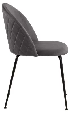 Chaise Isa - Gris Foncé/noir -Meubles Tables Et Chaises Shop 0000085652 3 98f3