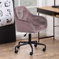 Chaise De Bureau Bridget - Vieux Rose