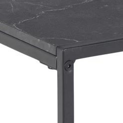 Table D'appoint Idris 50x50 - Marbre/noir -Meubles Tables Et Chaises Shop 0000088546 3 12dd
