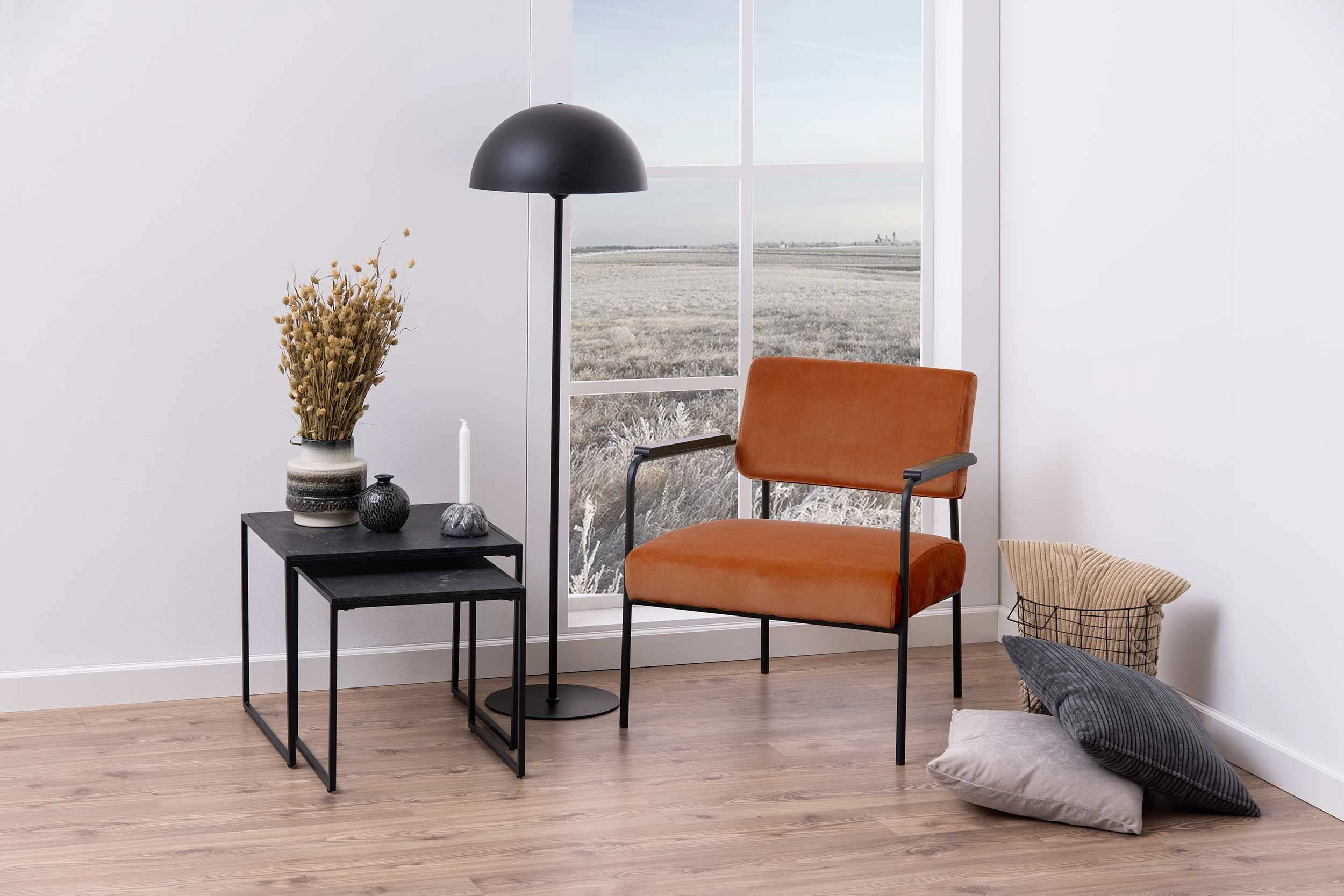 Jeu De 2 Tables D'appoint Idris - Marbre/noir 9 Jeu De 2 Tables D'appoint Idris - Marbre/noir – Image 9