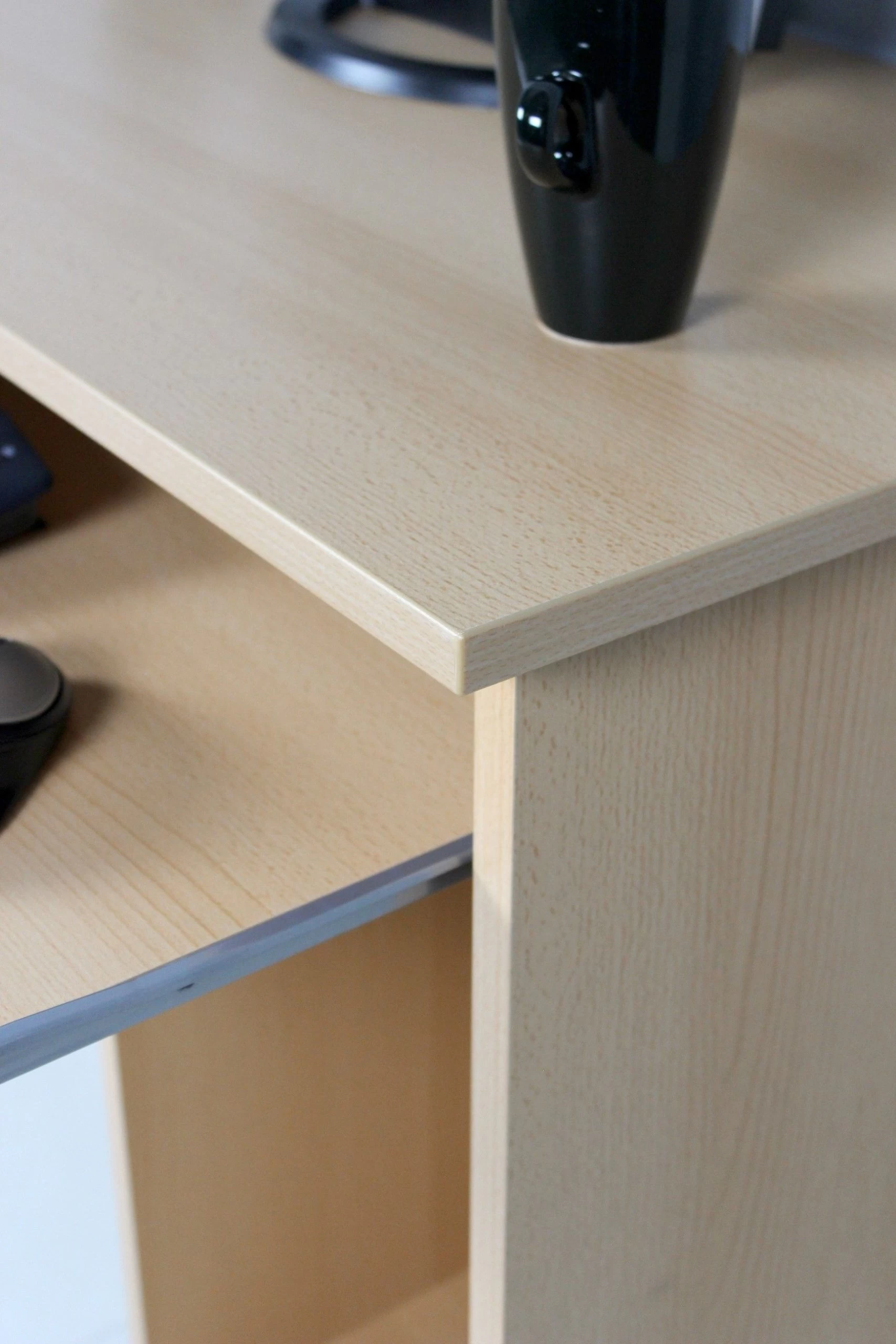 Bureau Norbert 90cm Avec Roulettes - Hêtre 6 Bureau Norbert 90cm Avec Roulettes - Hêtre – Image 6