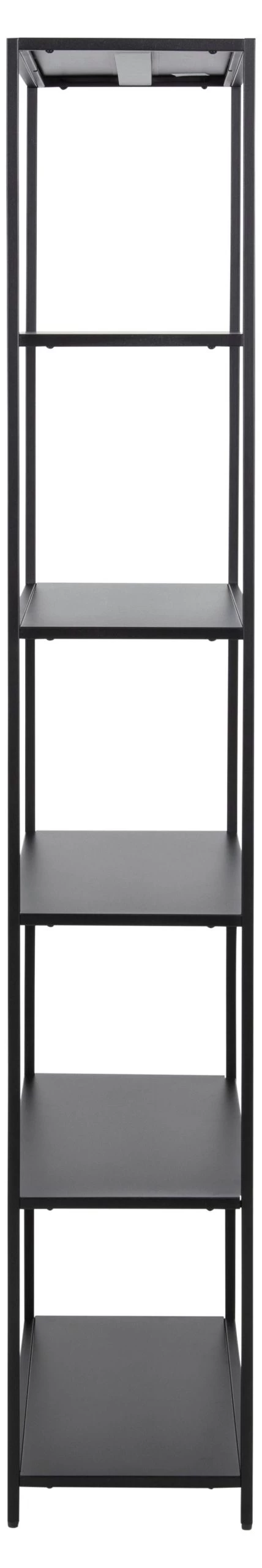 Bibliothèque Nebas 69,5cm 5 étagères - Noir Mat 7 Bibliothèque Nebas 69,5cm 5 étagères - Noir Mat – Image 7