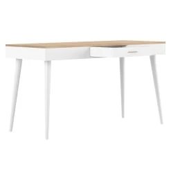Bureau Horizon 134cm - Chêne/blanc -Meubles Tables Et Chaises Shop 1150X0321A41 Horizon Desk natural oak and white 6 4e01