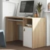 Bureau Martin 115cm - Chêne/blanc