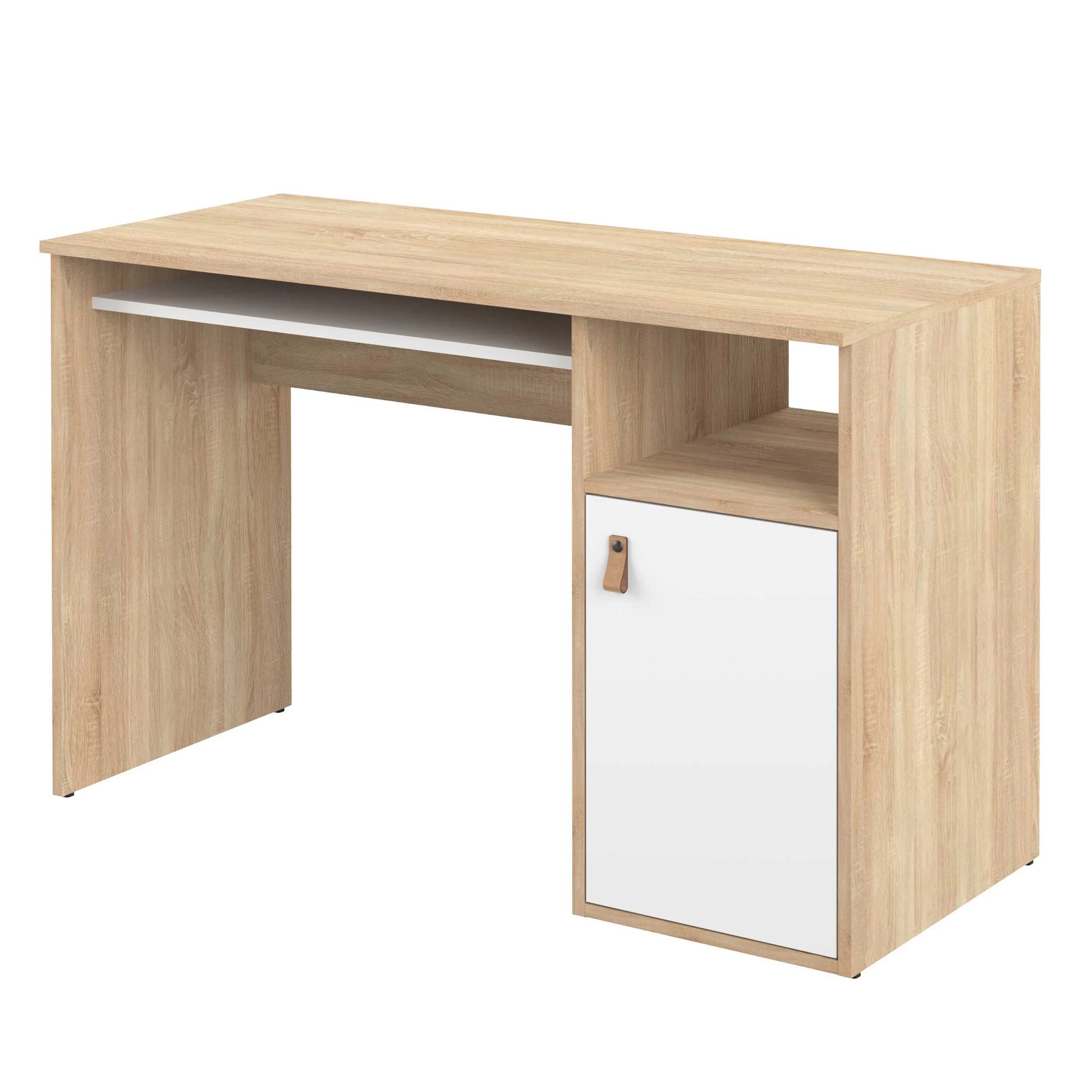 Bureau Martin 115cm - Chêne/blanc 10 Bureau Martin 115cm - Chêne/blanc – Image 10