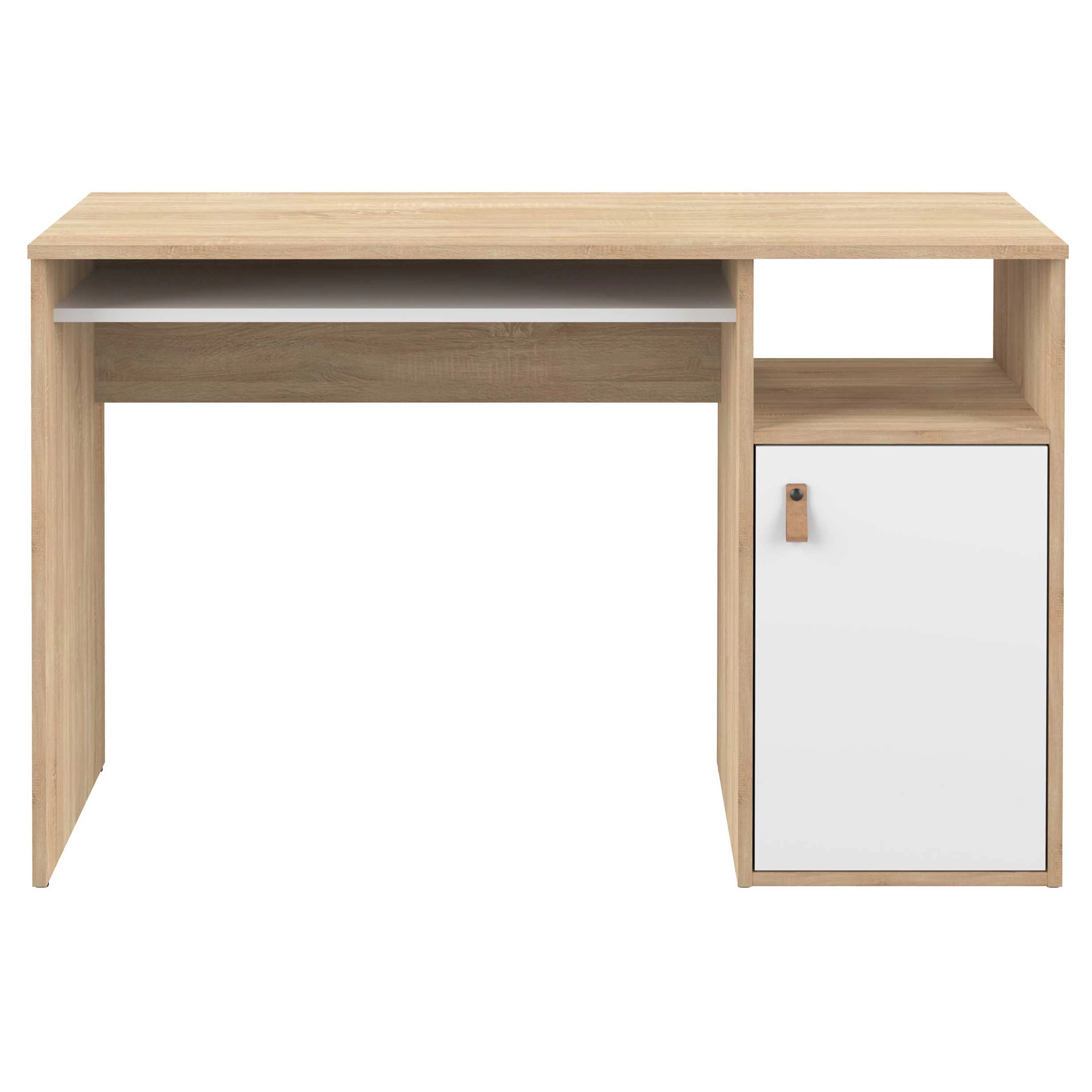 Bureau Martin 115cm - Chêne/blanc 6 Bureau Martin 115cm - Chêne/blanc – Image 6
