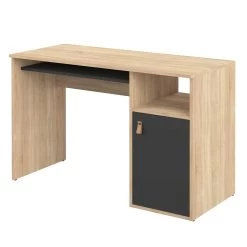 Bureau Martin 115cm - Chêne/noir 19 Bureau Martin 115cm - Chêne/noir -Meubles Tables Et Chaises Shop 1202A0776A42 Oxford desk natural oak and black 2 6a76