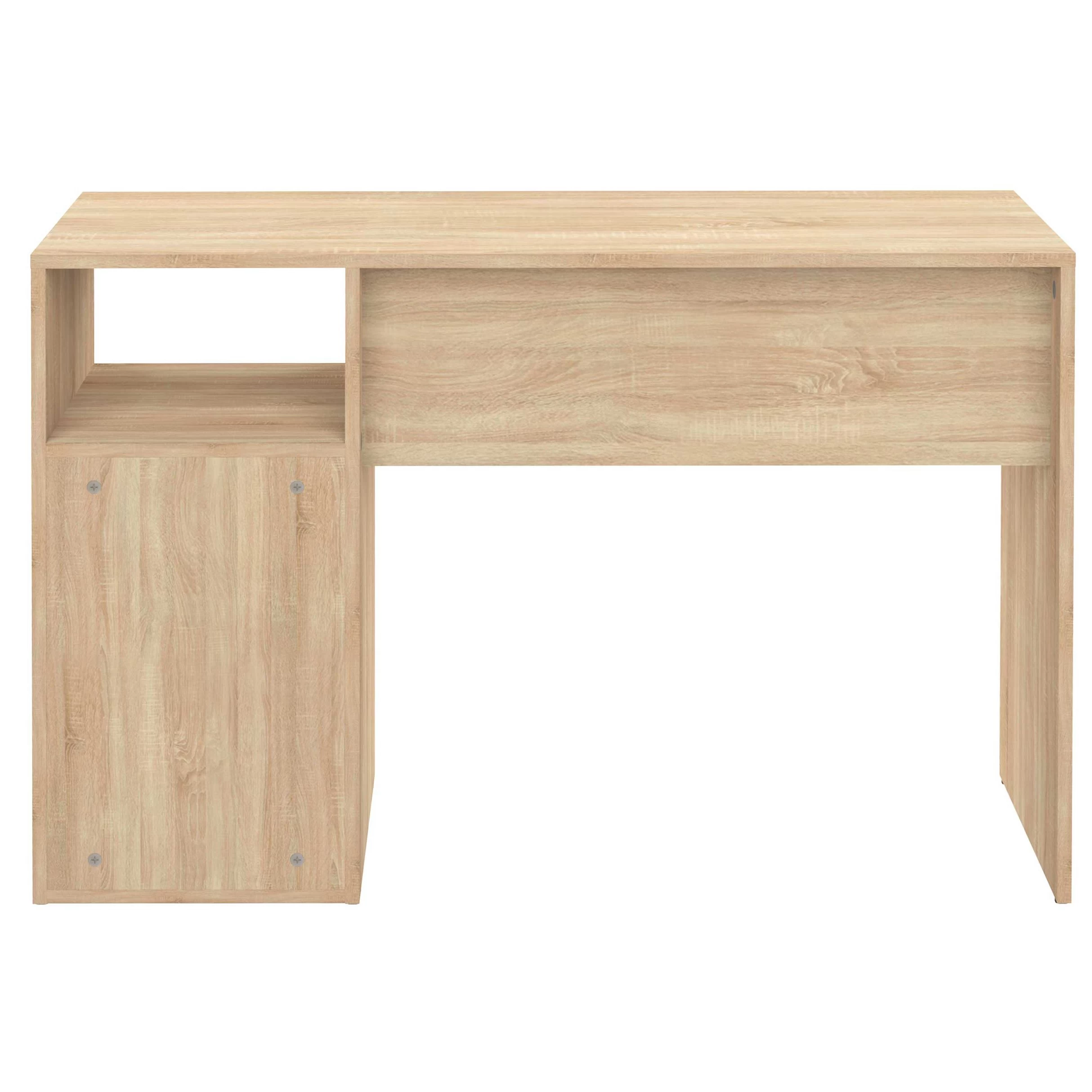 Bureau Martin 115cm - Chêne/noir 3 Bureau Martin 115cm - Chêne/noir – Image 3