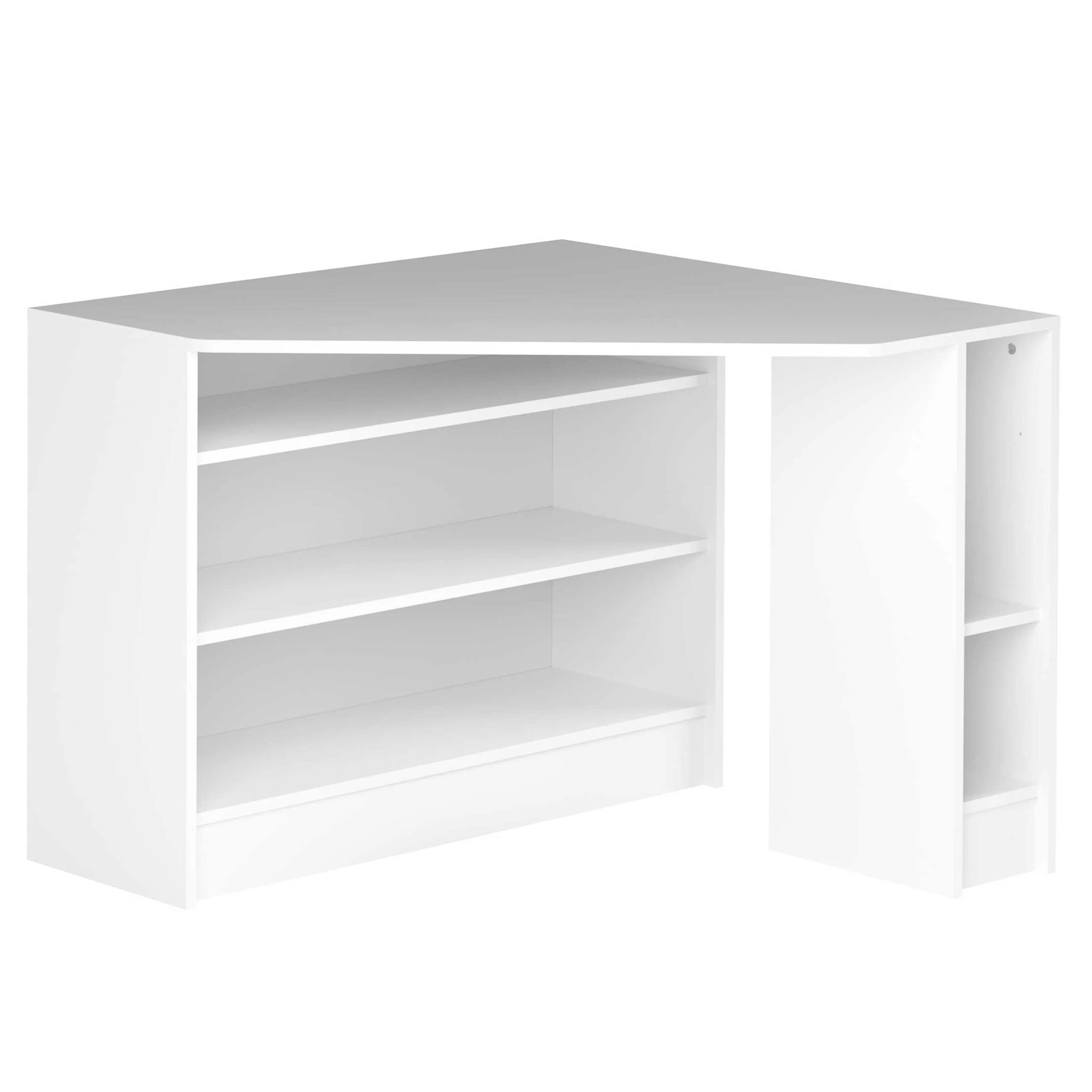 Bureau D'angle Plan - Blanc 10 Bureau D'angle Plan - Blanc – Image 10