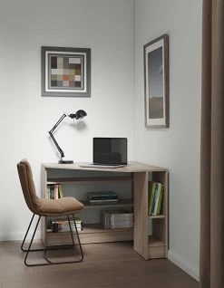 Bureau D'angle Plan - Chêne 17 Bureau D'angle Plan - Chêne -Meubles Tables Et Chaises Shop 1212A3400X00 Plan desk natural oak 1 6327