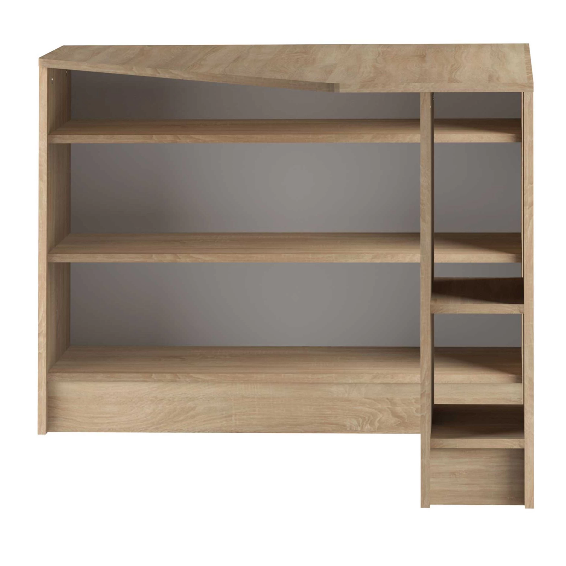 Bureau D'angle Plan - Chêne 7 Bureau D'angle Plan - Chêne – Image 7