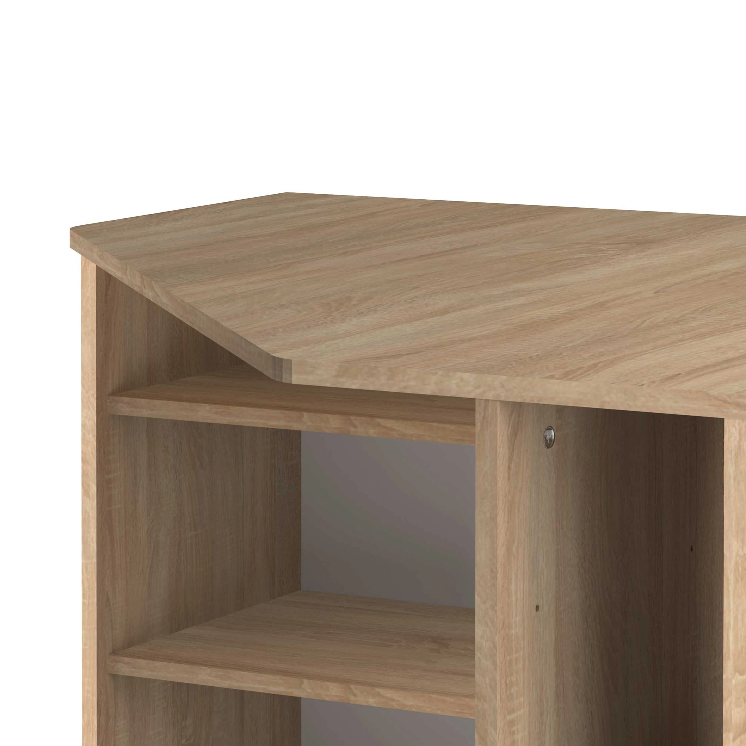 Bureau D'angle Plan - Chêne 4 Bureau D'angle Plan - Chêne – Image 4