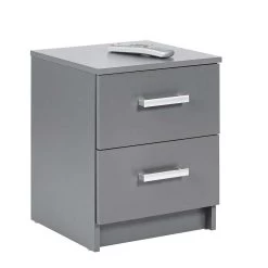 Caisson à Tiroirs Eden 2 Tiroirs - Gris Graphite