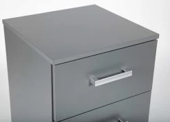 Caisson à Tiroirs Eden 4 Tiroirs - Gris Graphite -Meubles Tables Et Chaises Shop 13087120 05 7e12