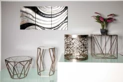 Table D'appoint Vardy 50x50cm - Bronze -Meubles Tables Et Chaises Shop 13256 13252 13253 13254 Milieu 4220