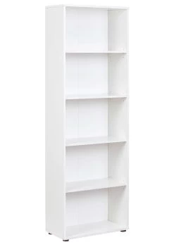 Bibliothèque Parini 5 Compartiments - Blanc -Meubles Tables Et Chaises Shop 13500040 01 6aff