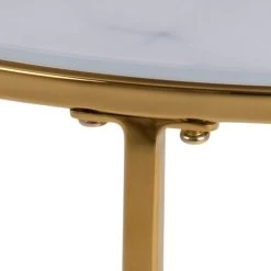 Table D'appoint Dejan ø50cm - Or/marbre Blanc 12 Table D'appoint Dejan ø50cm - Or/marbre Blanc -Meubles Tables Et Chaises Shop 13F67EF9 416C 4CC9 AB71 141FB63A57A9 6833