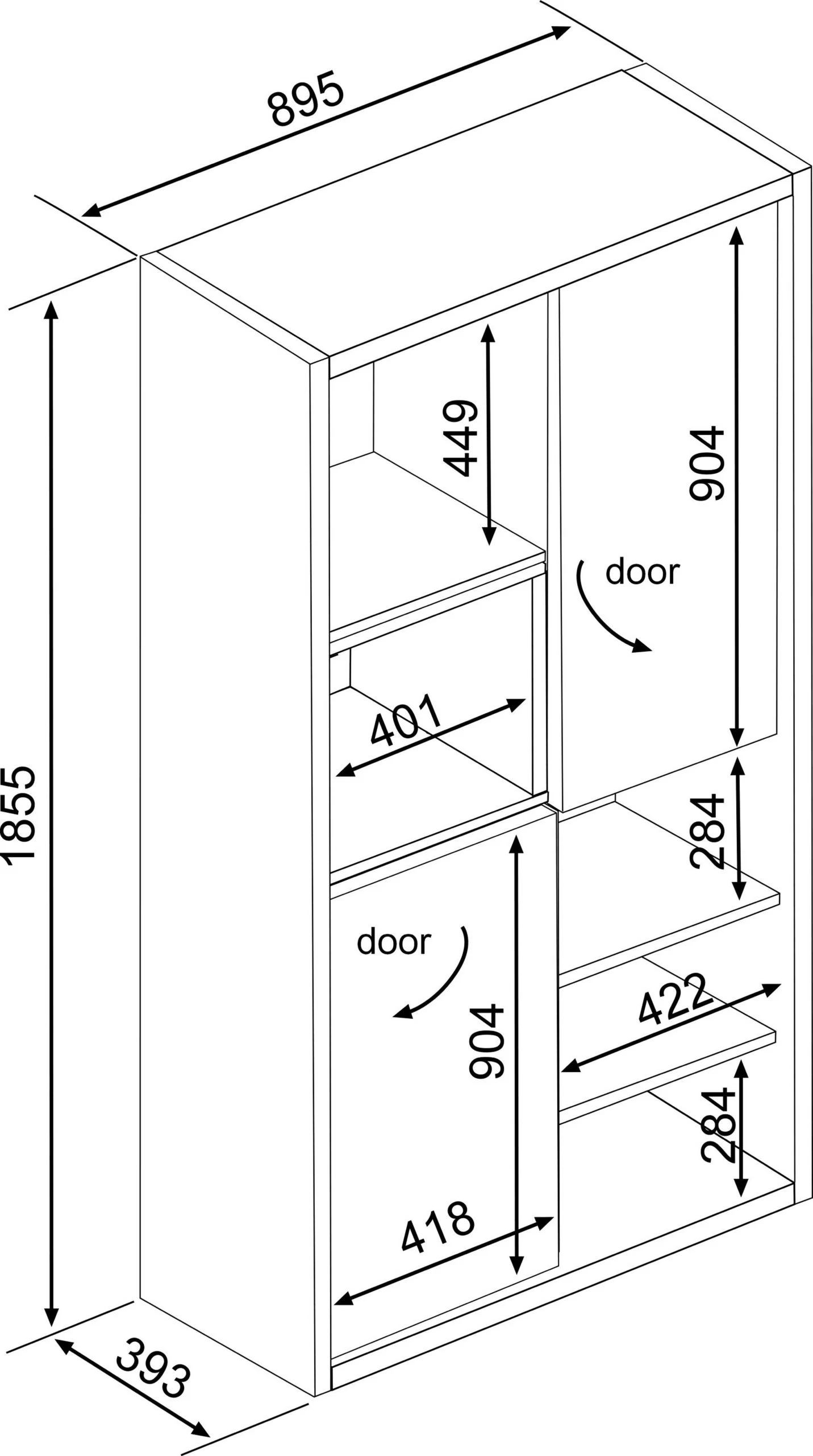 Bibliothèque Frame - Chêne Clair 2 Bibliothèque Frame - Chêne Clair – Image 2