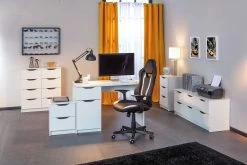Bureau Westphalen 115cm - Blanc -Meubles Tables Et Chaises Shop 19040050 13 e4e4