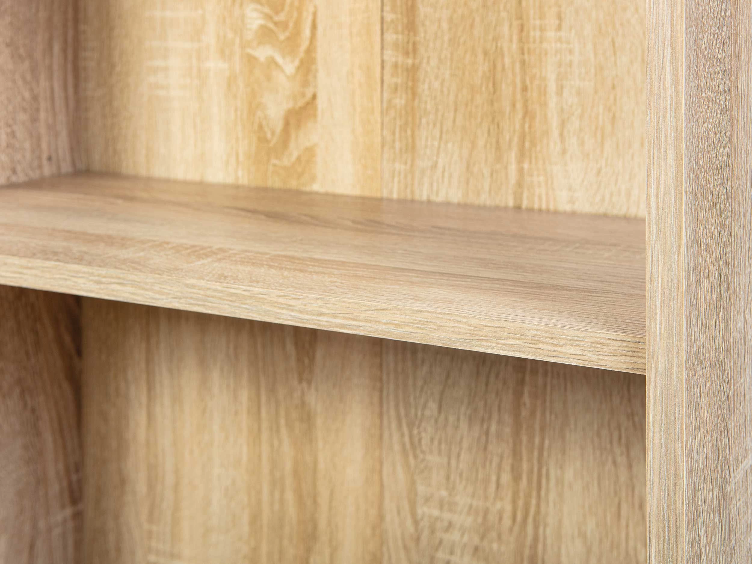 Bibliothèque Parini 5 Compartiments - Chêne 3 Bibliothèque Parini 5 Compartiments - Chêne – Image 3