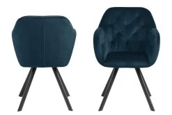 Chaise De Salle à Manger Pivotante Levon - Bleu Marine 9 Chaise De Salle à Manger Pivotante Levon - Bleu Marine -Meubles Tables Et Chaises Shop 1F9A2C3F 61E6 4FE1 ACFA 353B860C223A 4bba