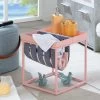 Table D'appoint Nubis 35x35 - Rose/gris