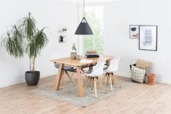 Chaise De Salle à Manger Dima - Gris Clair/blanc