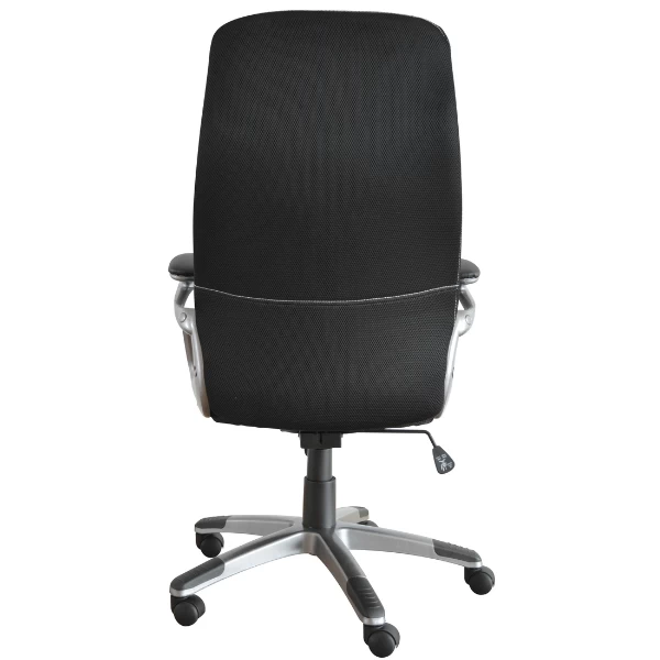 Chaise De Bureau Tiana-tissu Noir Mat 4 Chaise De Bureau Tiana-tissu Noir Mat – Image 4