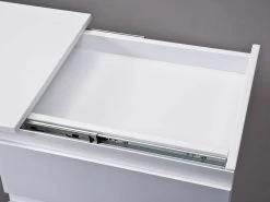 Bureau Sur Roulettes Pour Ordinateur Portable - Blanc -Meubles Tables Et Chaises Shop 20900400 07 e248