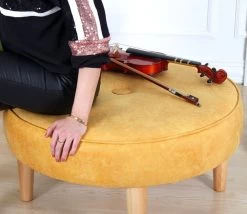 Fluffe Pouffe : 50 Otton/50% Velvet | Jaune 5 Fluffe Pouffe : 50 Otton/50% Velvet | Jaune -Meubles Tables Et Chaises Shop 209FLF1303 20 203 c96d