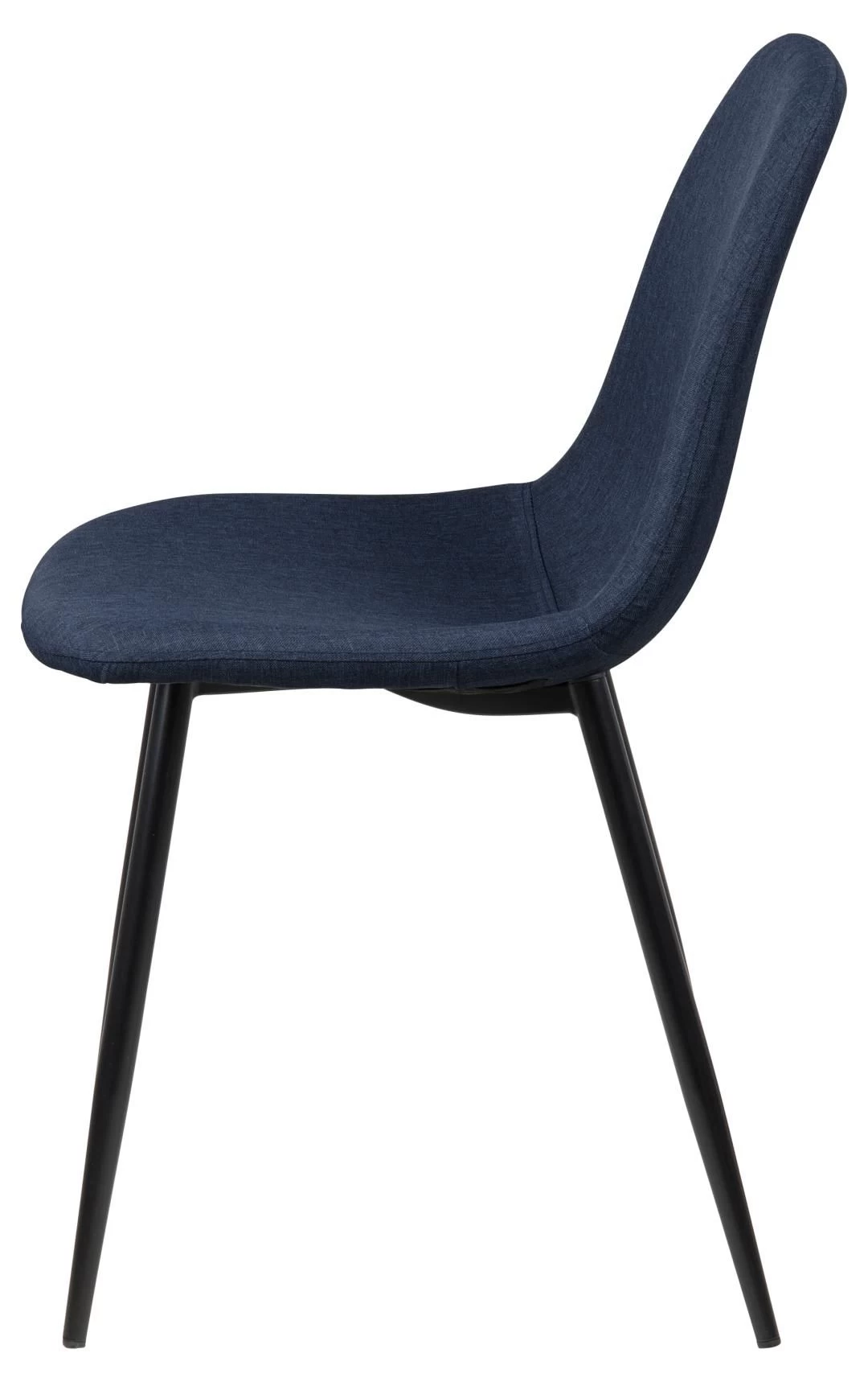 Chaise De Salle à Manger - Bleu Foncé/noir 2 Chaise De Salle à Manger - Bleu Foncé/noir – Image 2