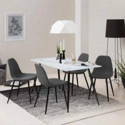 Chaise De Salle à Manger - Gris Foncé/noir -Meubles Tables Et Chaises Shop 2FD3832B D500 4F43 859A AA2EB1061B23 cf5d