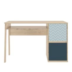 Bureau Lina 2 Portes 123cm - Chêne Clair -Meubles Tables Et Chaises Shop 2 LARVIK CH0L MH0L 1H0L150 01 9ef8
