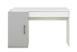 Bureau Hugo 126cm Avec 1 Porte & 1 Tiroir - Gris Moon