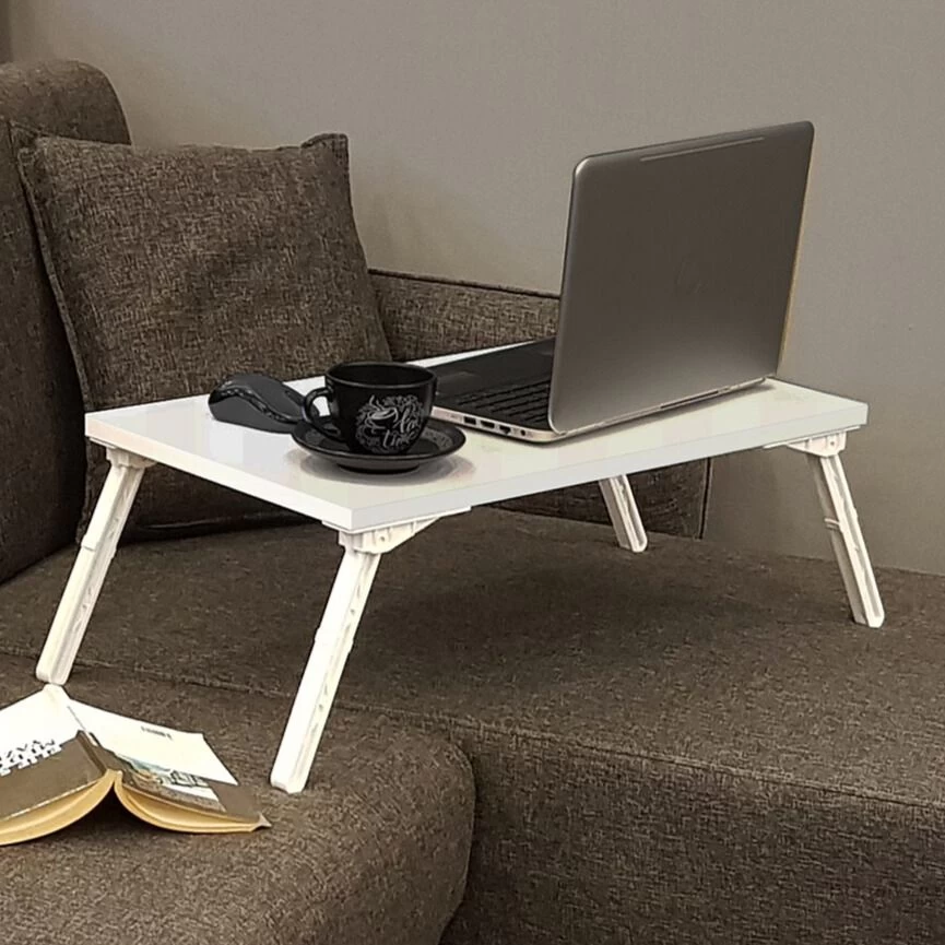 Vella Laptop Standing Desk | 18mm 100% Melamine Coated | 60x24cm | White 1 Vella Laptop Standing Desk | 18mm 100% Melamine Coated | 60x24cm | White