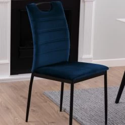 Chaise Dia - Bleu Foncé