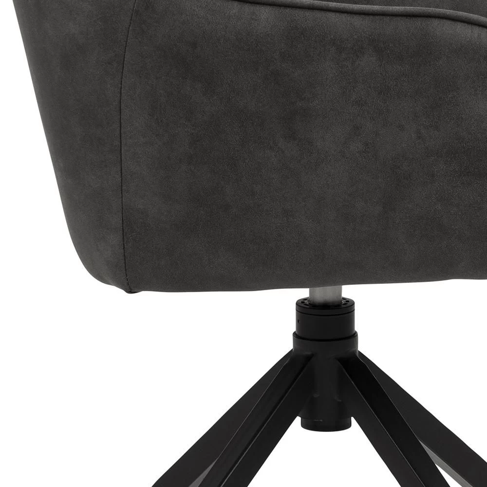 Chaise Pivotante Birgen - Anthracite 6 Chaise Pivotante Birgen - Anthracite – Image 6