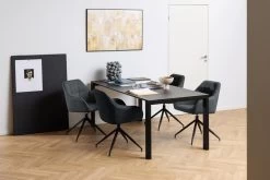 Chaise De Salle à Manger Brenda - Gris Foncé