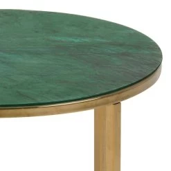 Table D'appoint Alisma Ø50 Cm - Or/vert -Meubles Tables Et Chaises Shop 3908A937 BBA4 4F72 8387 D06EDBE79406 d62f