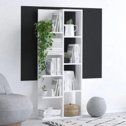 Bibliothèque Emeraude - 100% Mélamine / Epaisseur 18mm / Blanc 6 Bibliothèque Emeraude - 100% Mélamine / Epaisseur 18mm / Blanc -Meubles Tables Et Chaises Shop 393MRD1290 20 202 734b