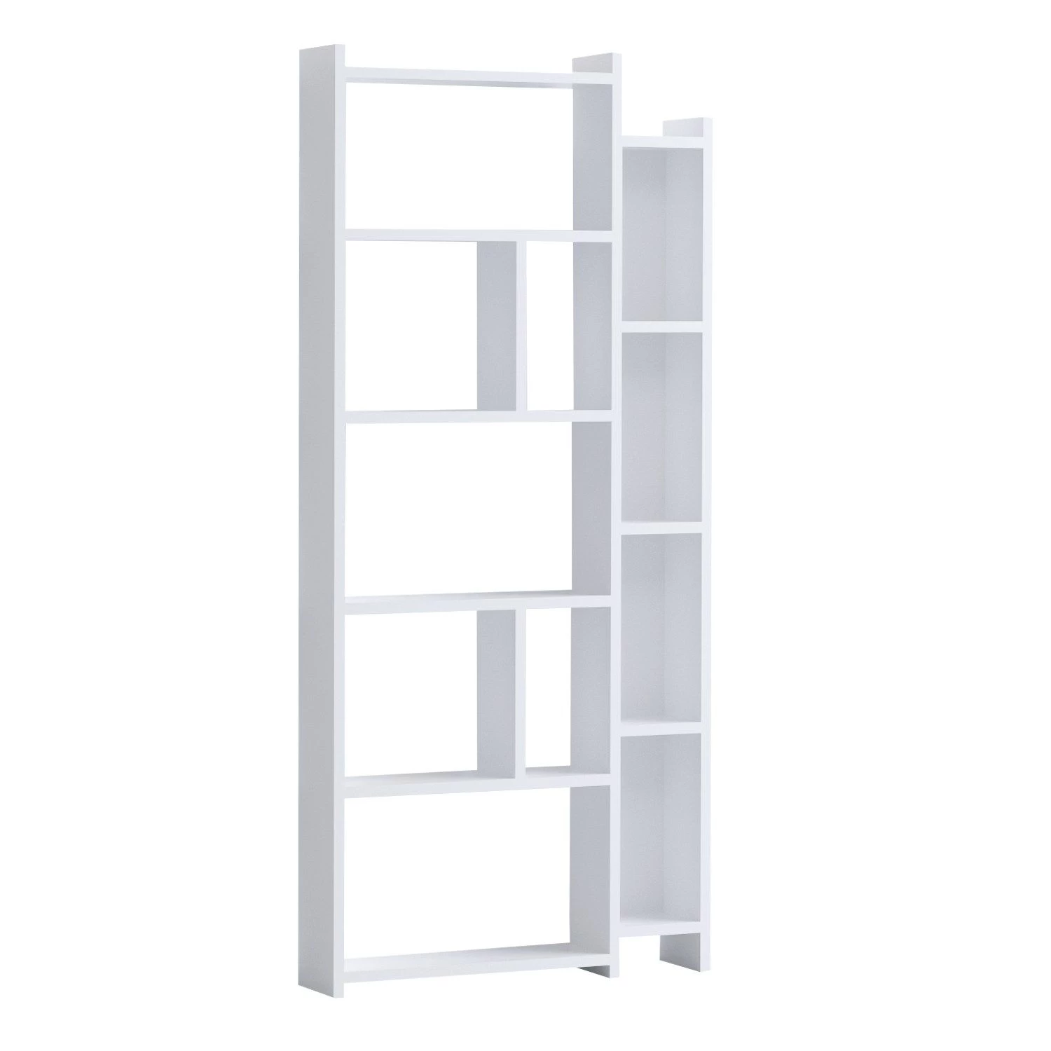 Emerald Bookshelf | 18mm Thick | 65x150x15cm | White 3 Emerald Bookshelf | 18mm Thick | 65x150x15cm | White – Image 3