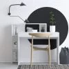 Emerald Study Desk" | 100% Melamine Coated | 18mm Thick | White
