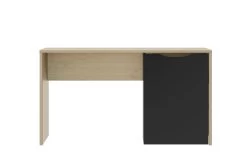 Bureau Albano 136cm - Noir/décor De Chêne -Meubles Tables Et Chaises Shop 3 NATUREL CE70 ME75 55 1E75019 03 322a