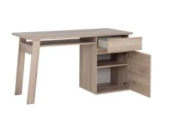 Bureau Melissa 136cm Avec 1 Tiroir & 1 Porte - Chêne Kronberg Clair -Meubles Tables Et Chaises Shop 3 SCANDINAVE CE00 ME05 55 1E05022 03 3a07