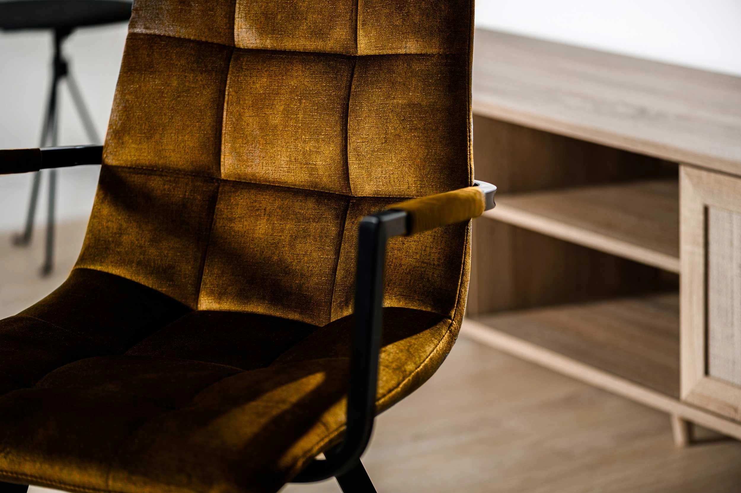 Chaise De Salle à Manger Kana - Ochre 7 Chaise De Salle à Manger Kana - Ochre – Image 7