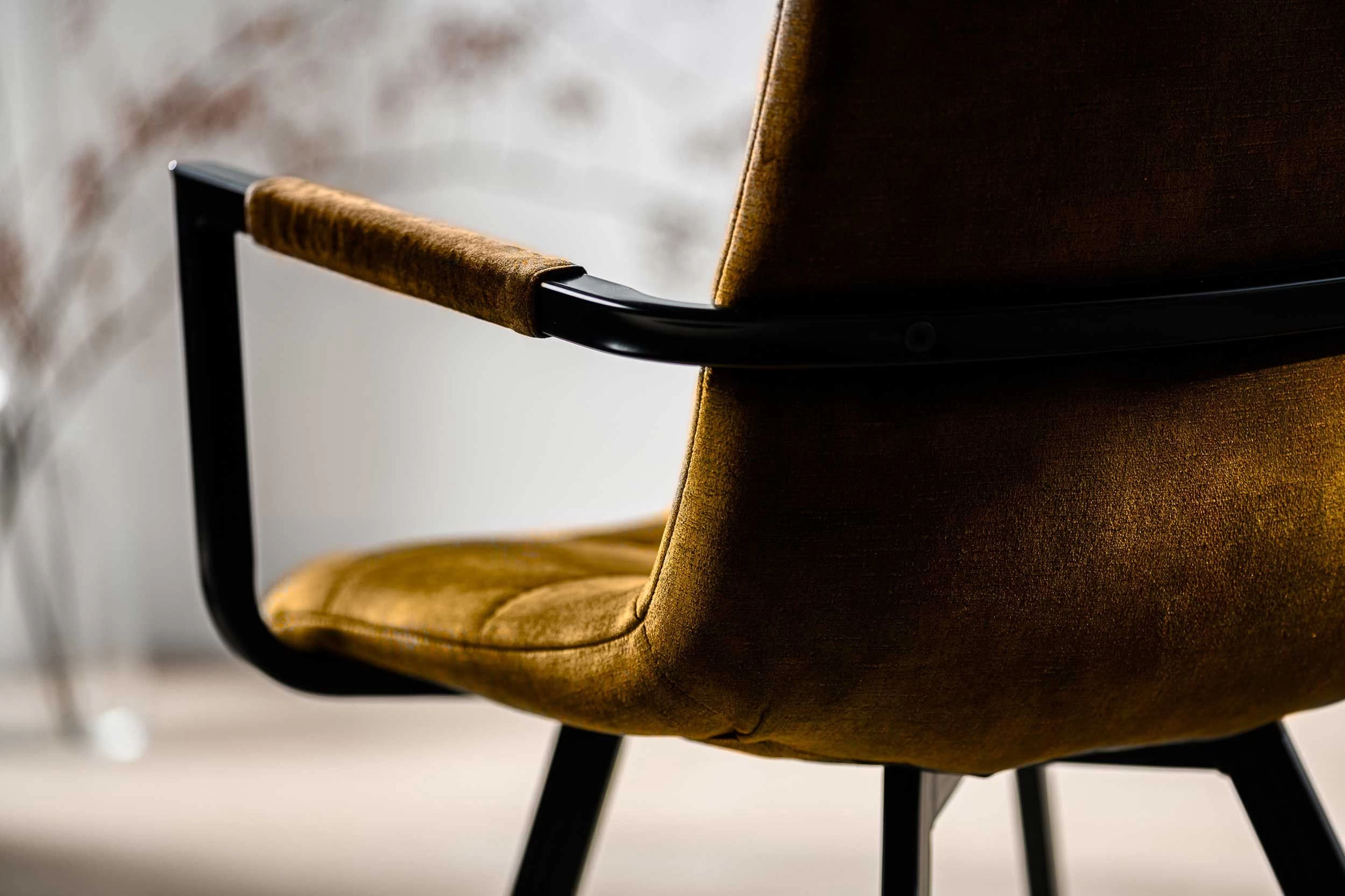 Chaise De Salle à Manger Kana - Ochre 6 Chaise De Salle à Manger Kana - Ochre – Image 6