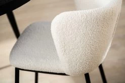 Chaise De Salle à Manger Sinan Tissu Teddy - Naturel -Meubles Tables Et Chaises Shop 4025 T920 3 44a3